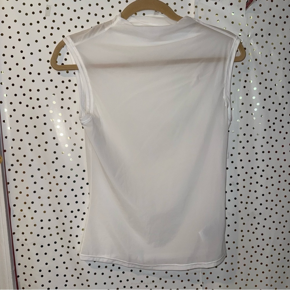 Athleta Mesh White Women's Top